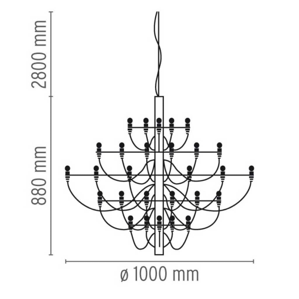 Flos kroonluchter 2097-50