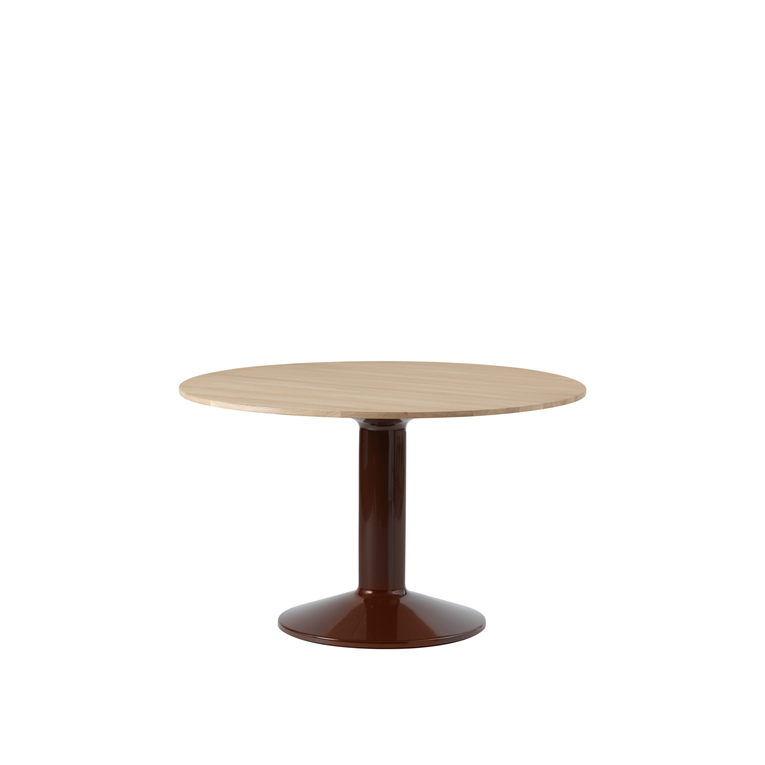 Muuto tafel Midst - Ø 120 cm. - rood linoleum / rood