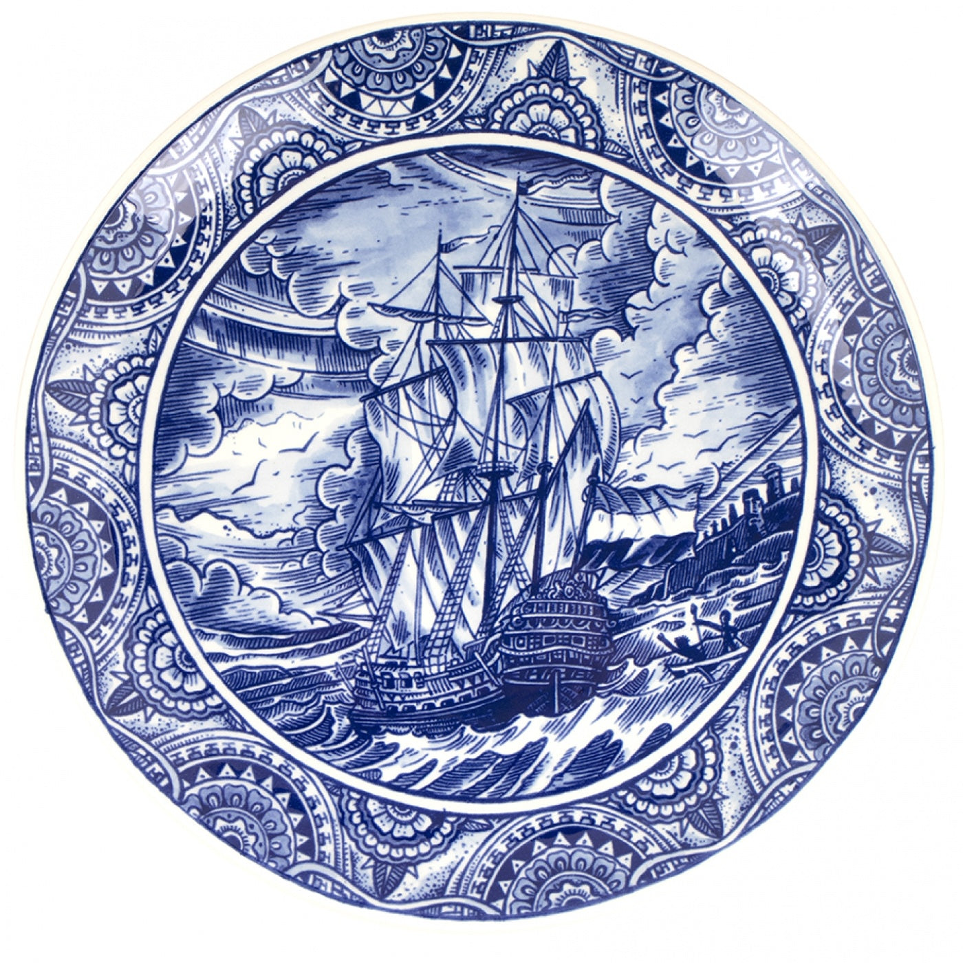 Royal Delft Schiffmacher bord Paaseiland - standaard