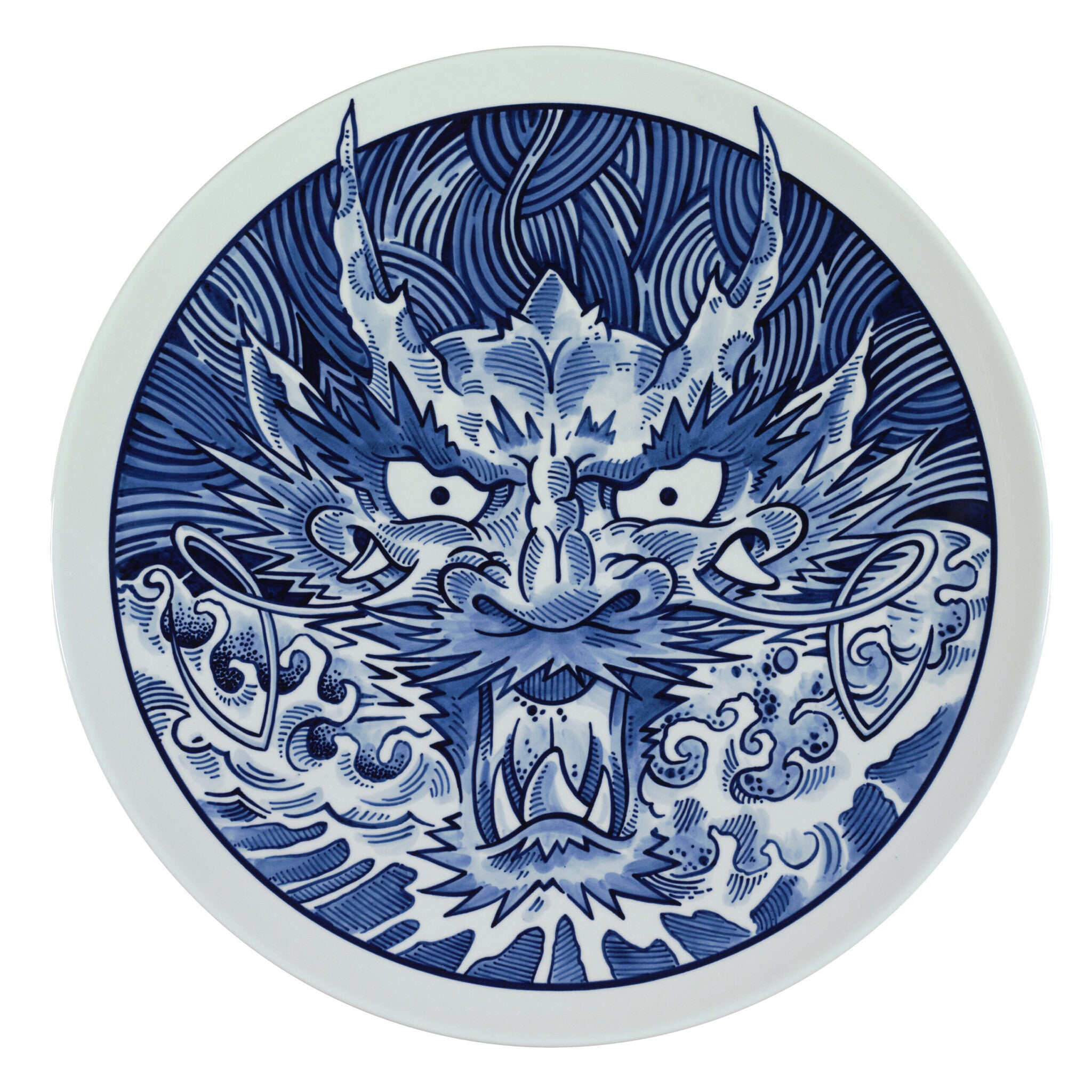 Royal Delft bord Dragon - Water Dragon