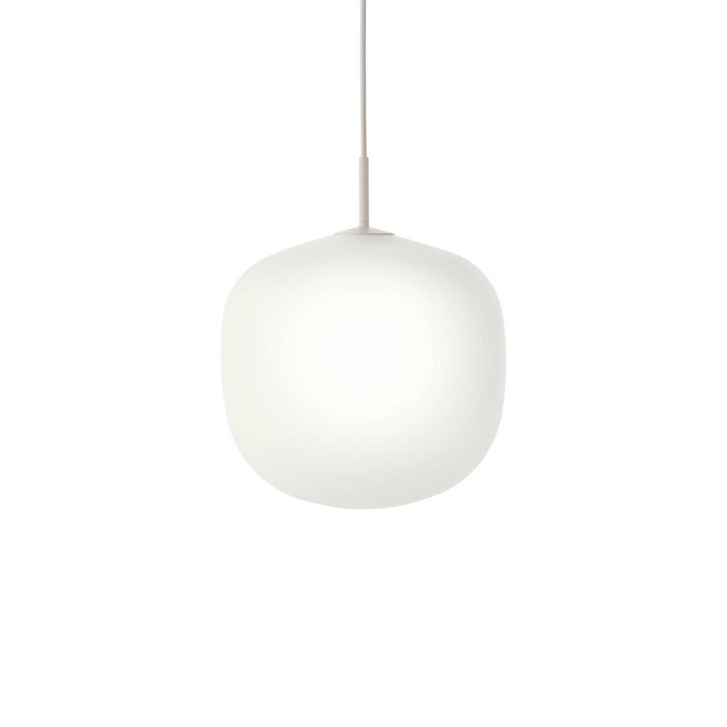 Muuto hanglamp Rime - Ø 37 + Ø 45 cm. - grey - Ø 37 cm.