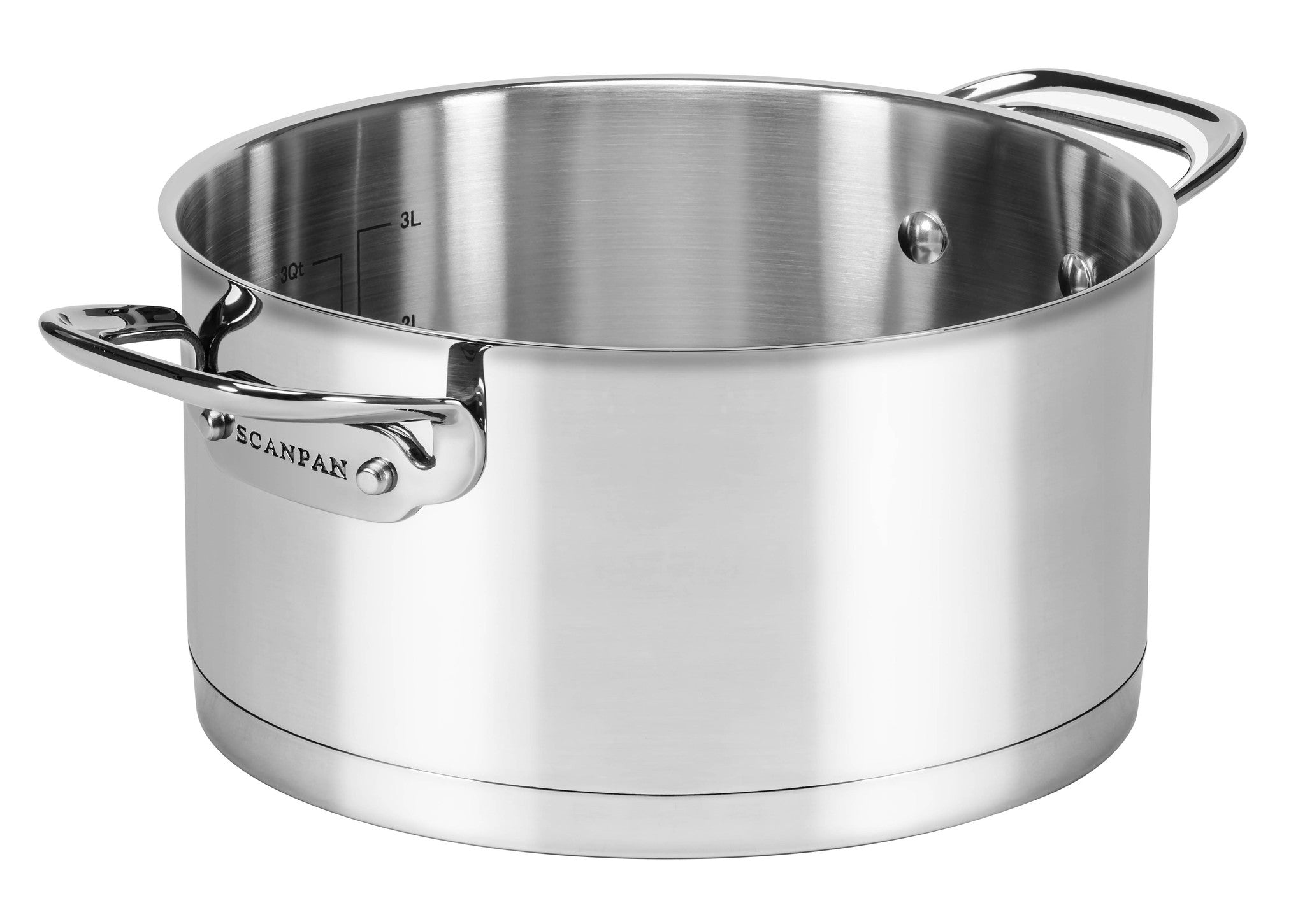 Scanpan kookpan met deksel 4 L / 22 cm. - TechnIQ - 4 L