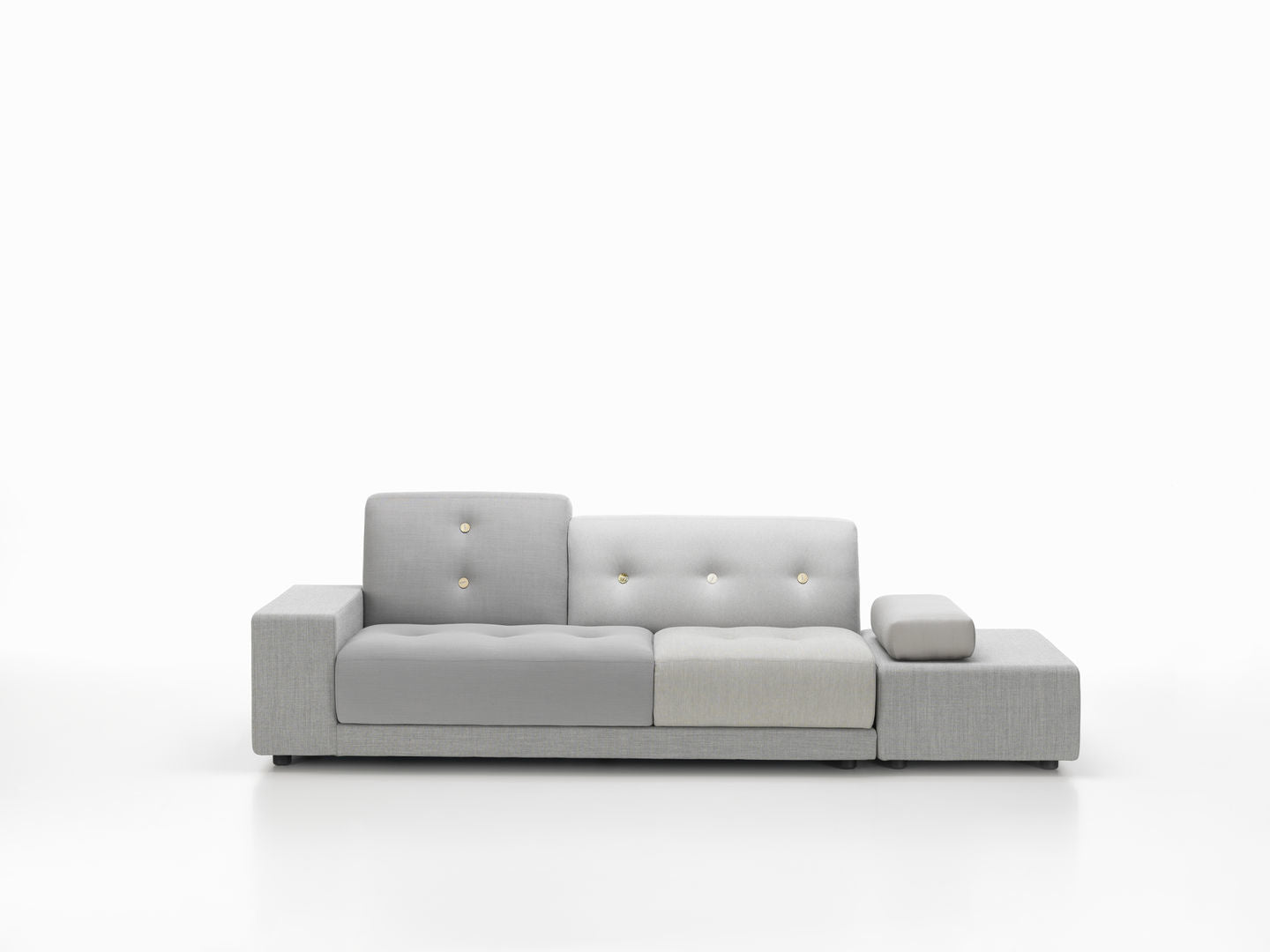 vitra Polder sofa - the pebble grey’s - links