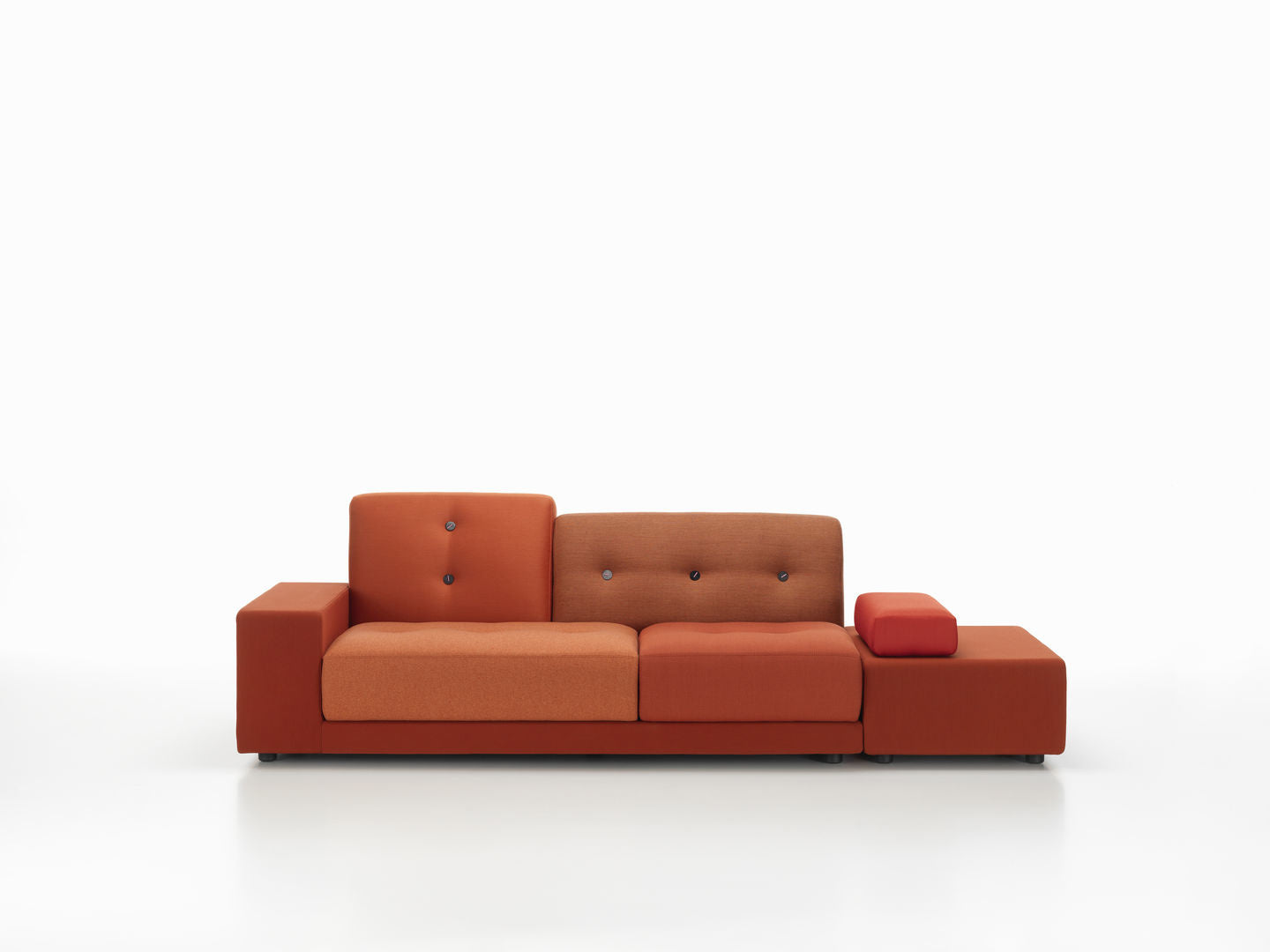 vitra Polder sofa - the earth reds - links