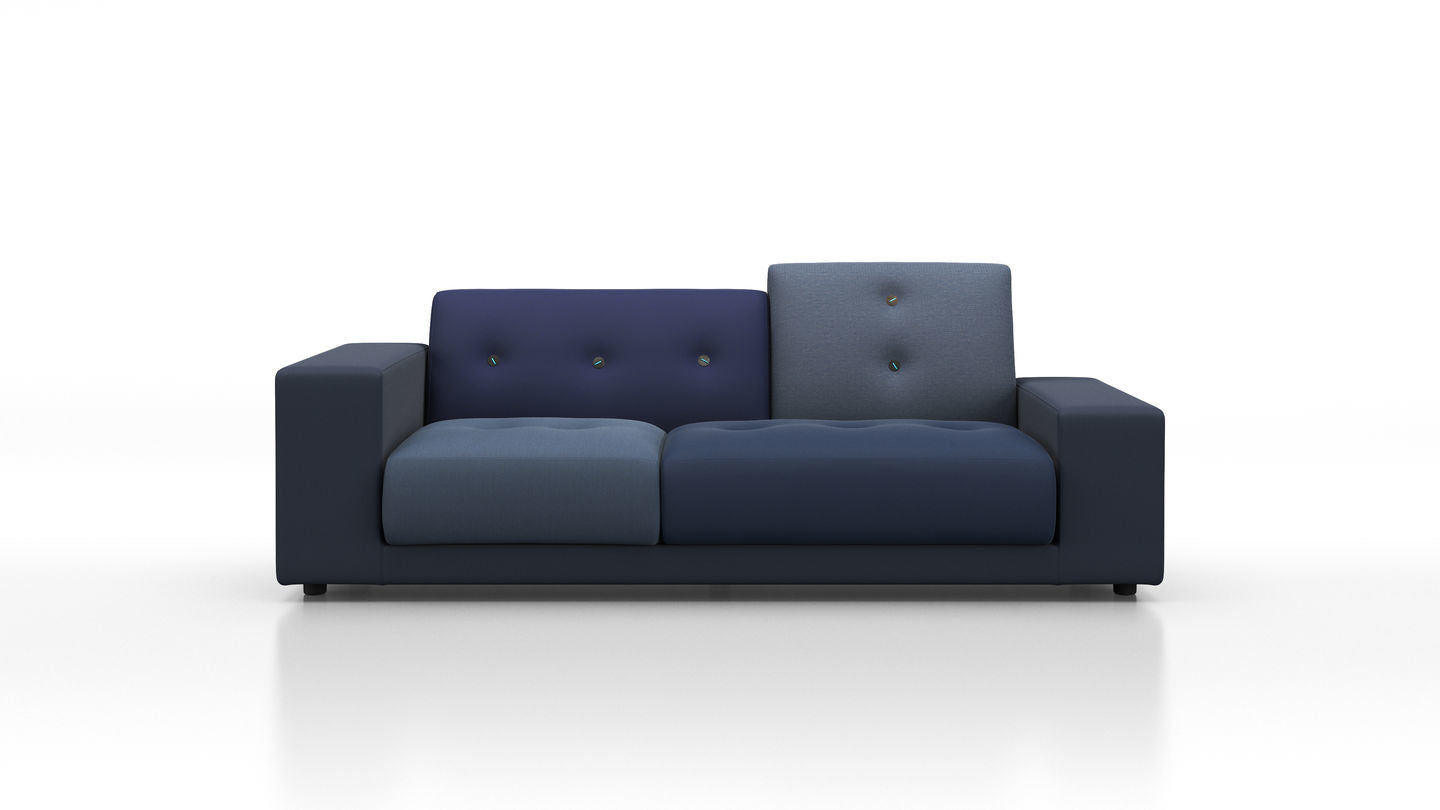 vitra Polder compact sofa - the antarctic blues - rechts