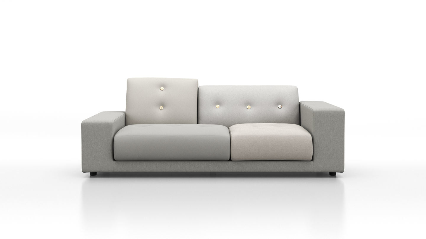 vitra Polder compact sofa - the pebble grey’s - links