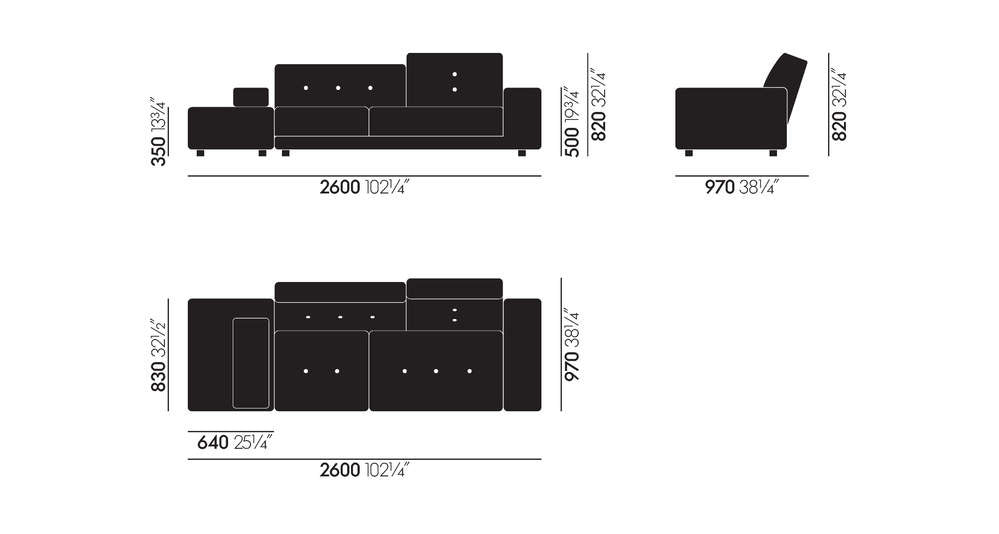 vitra Polder sofa