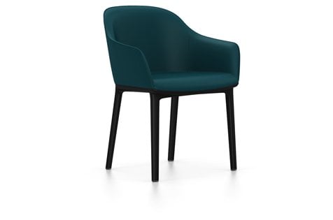 vitra Softshell Chair - Plano - petrol / nero