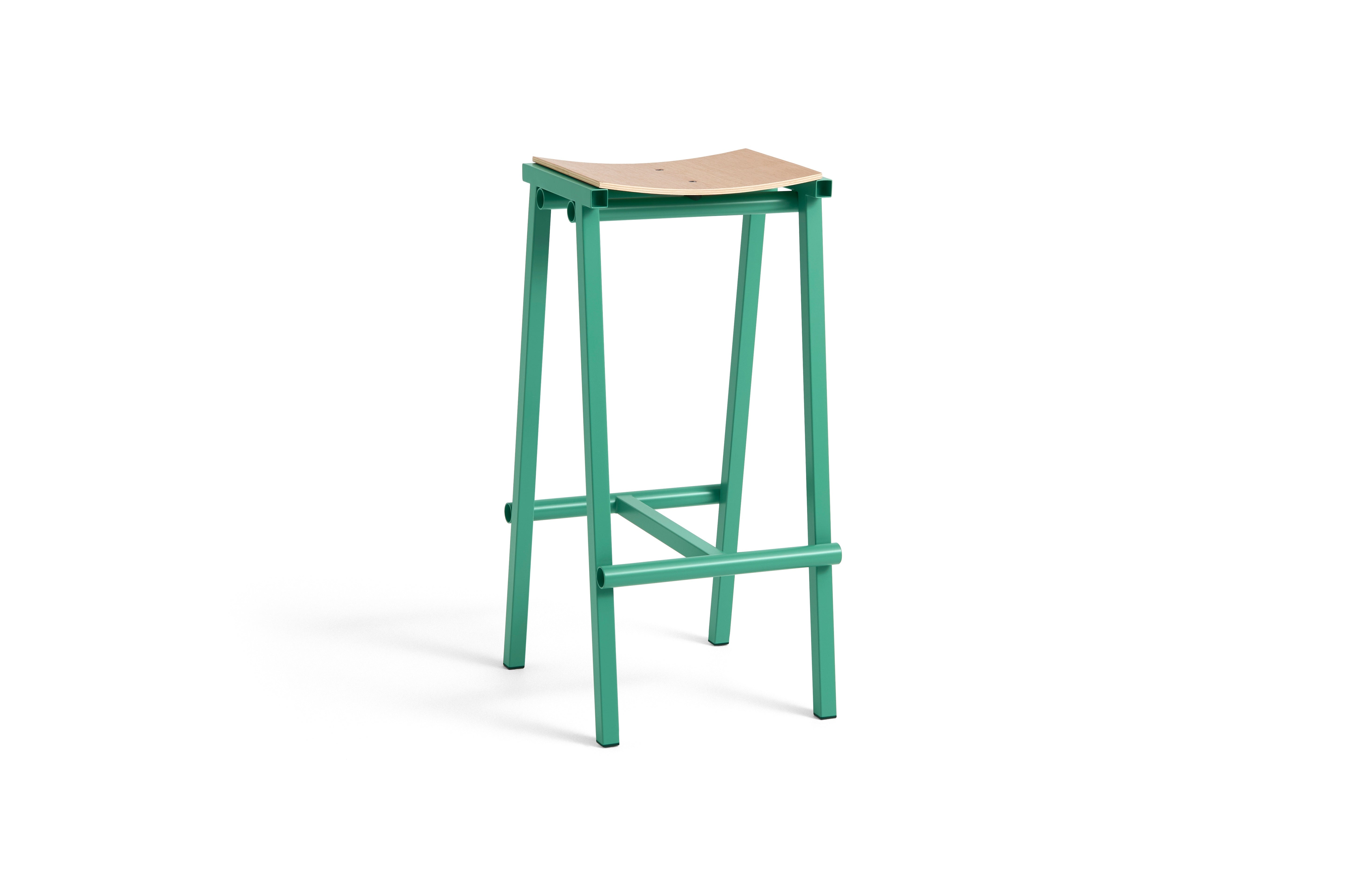 Hay Design Taburete 8 Bar Stool - 75 cm. - Groen