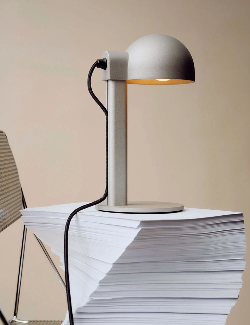 HAY Posto Tafellamp H28cm Silver Grey