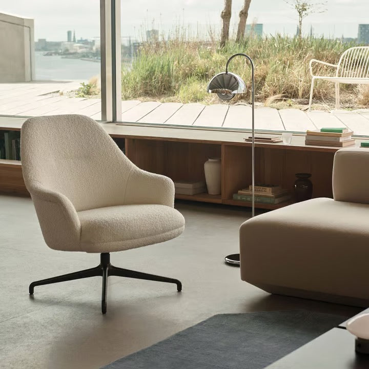 Rely HW139 loungechair - chroom onderstel