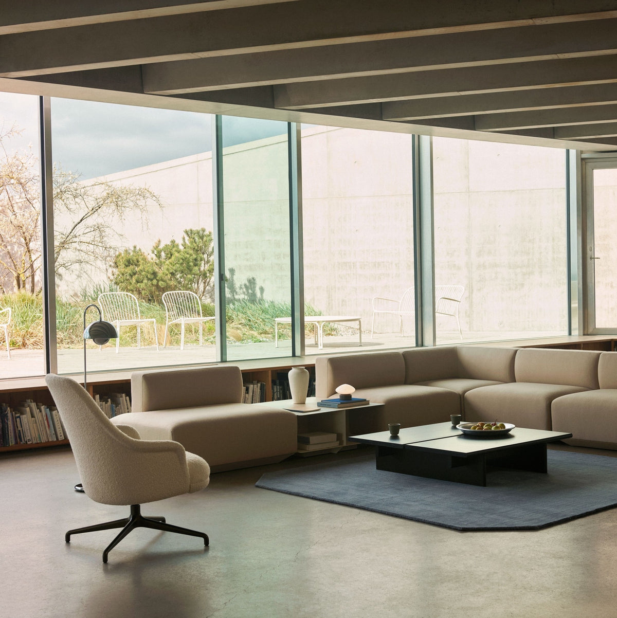 Rely HW139 loungechair - chroom onderstel