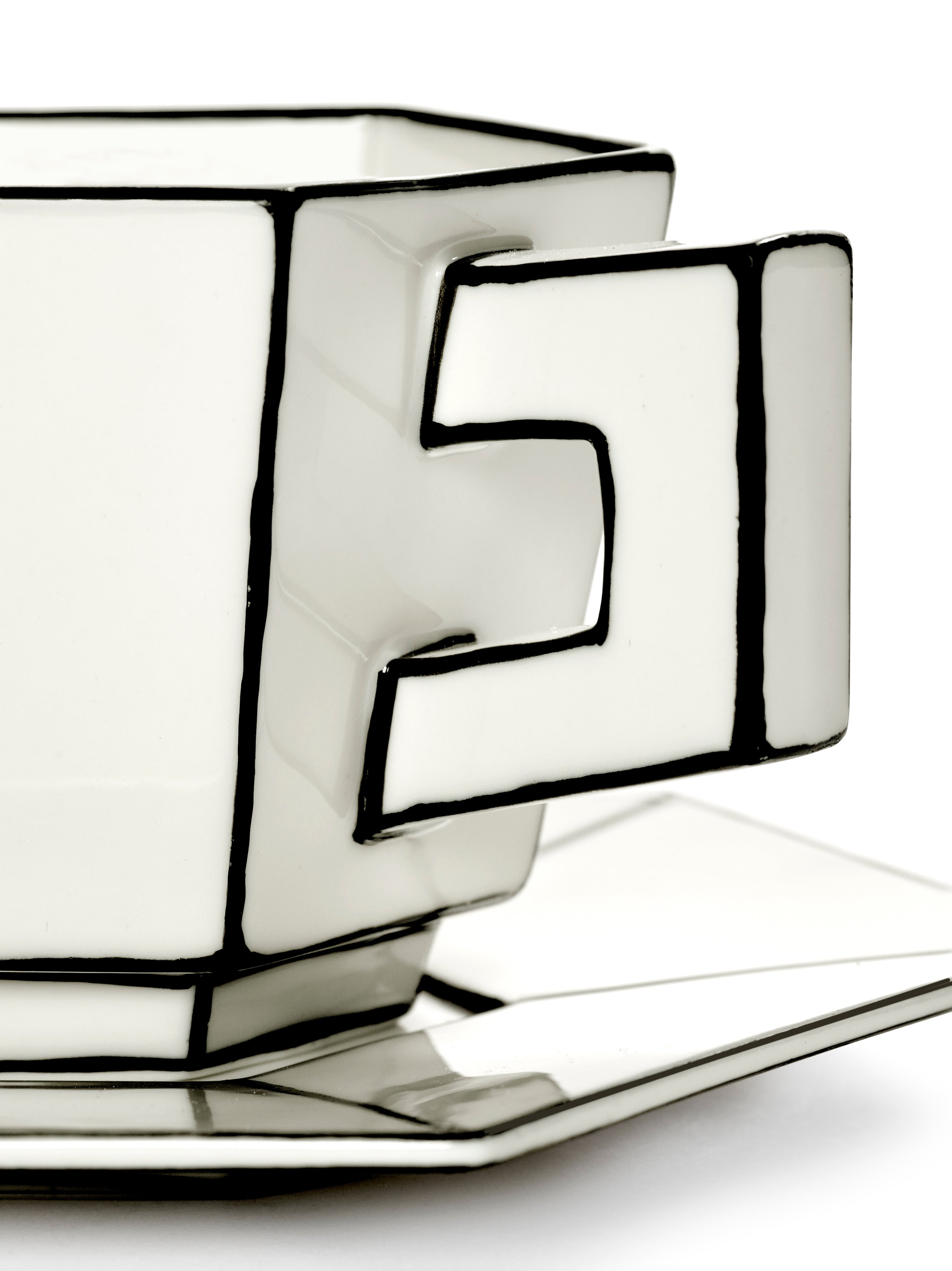 Cappuccinokop met schotel - Carte Blanche