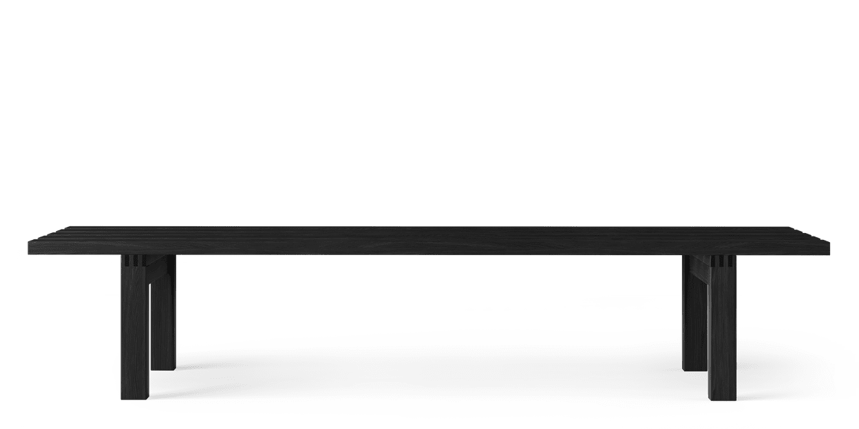 BZ lattenbank Martin Visser - essen zwart