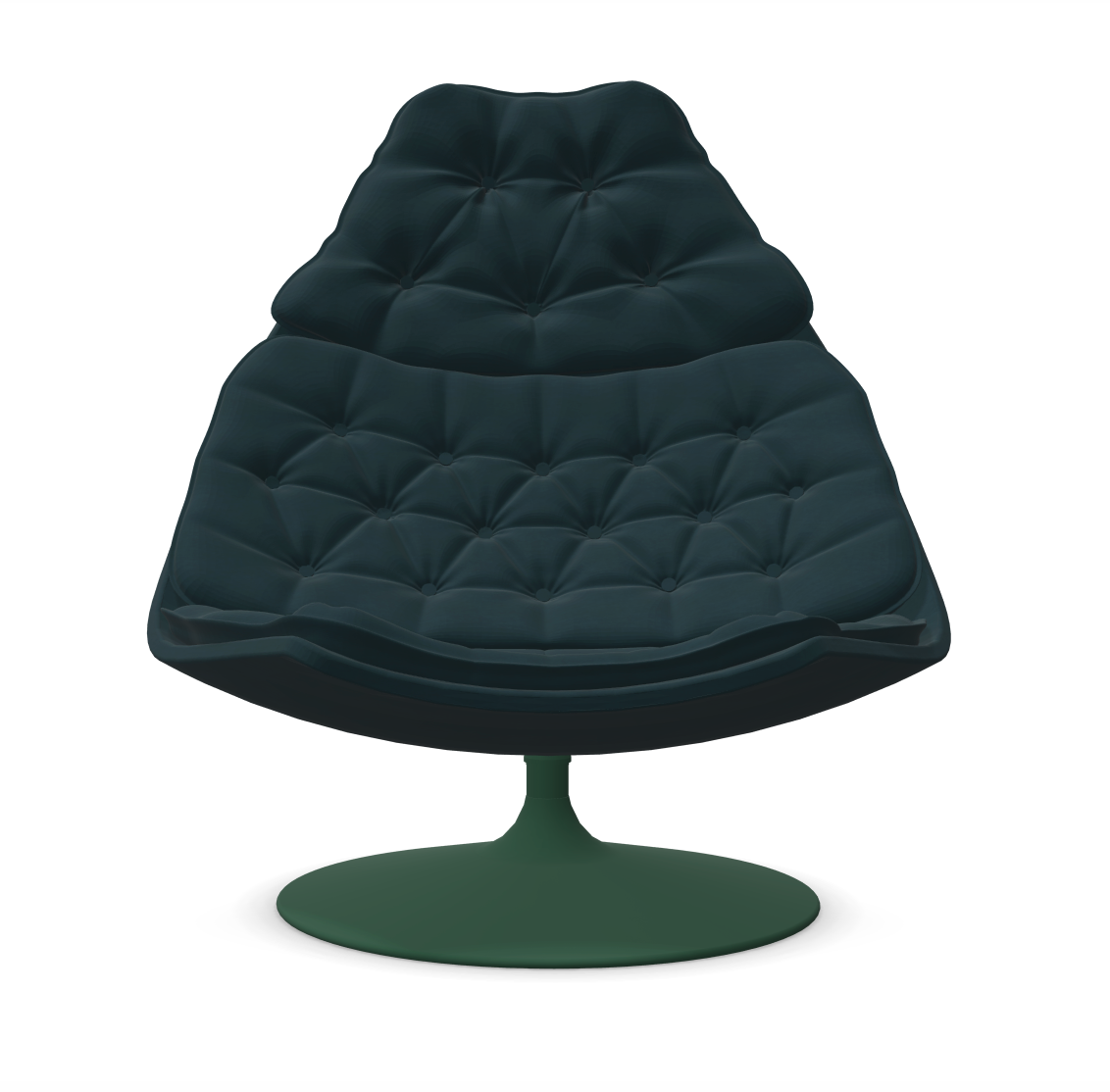 Artifort F588 high back fauteuil - disk swiveling