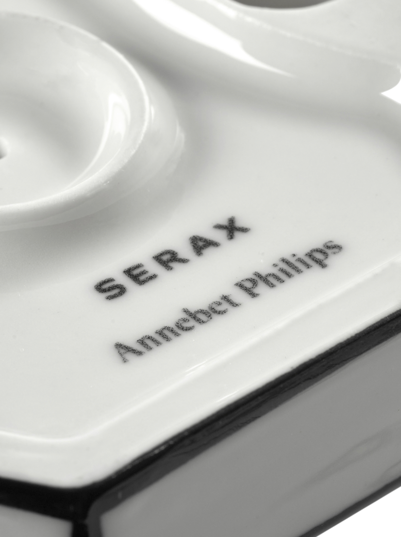 Serax Kandelaar M wit/zwart - Carte blanche