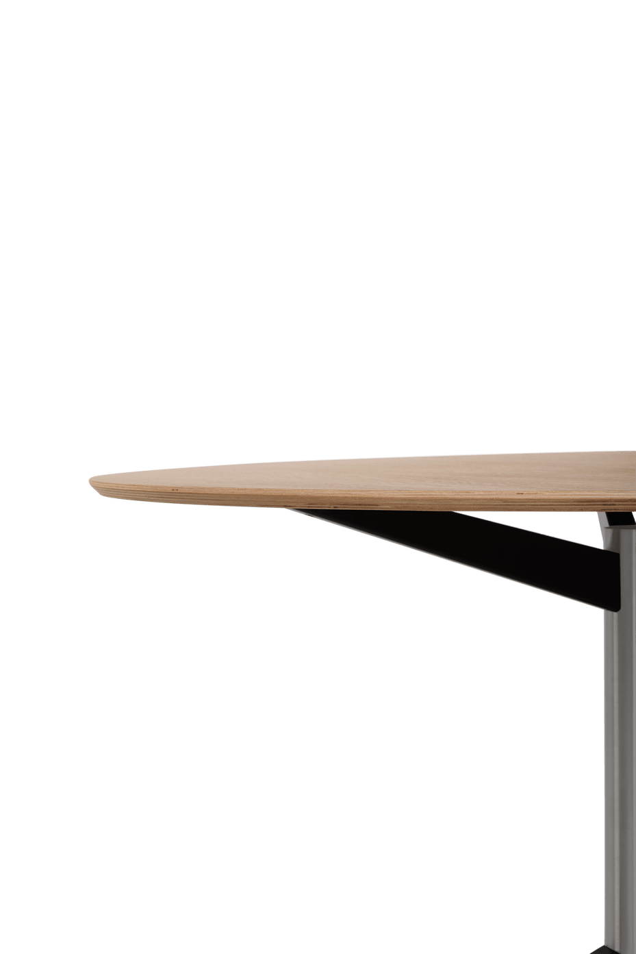 TE 06 tafel RVS Martin Visser - Ø 130 cm.