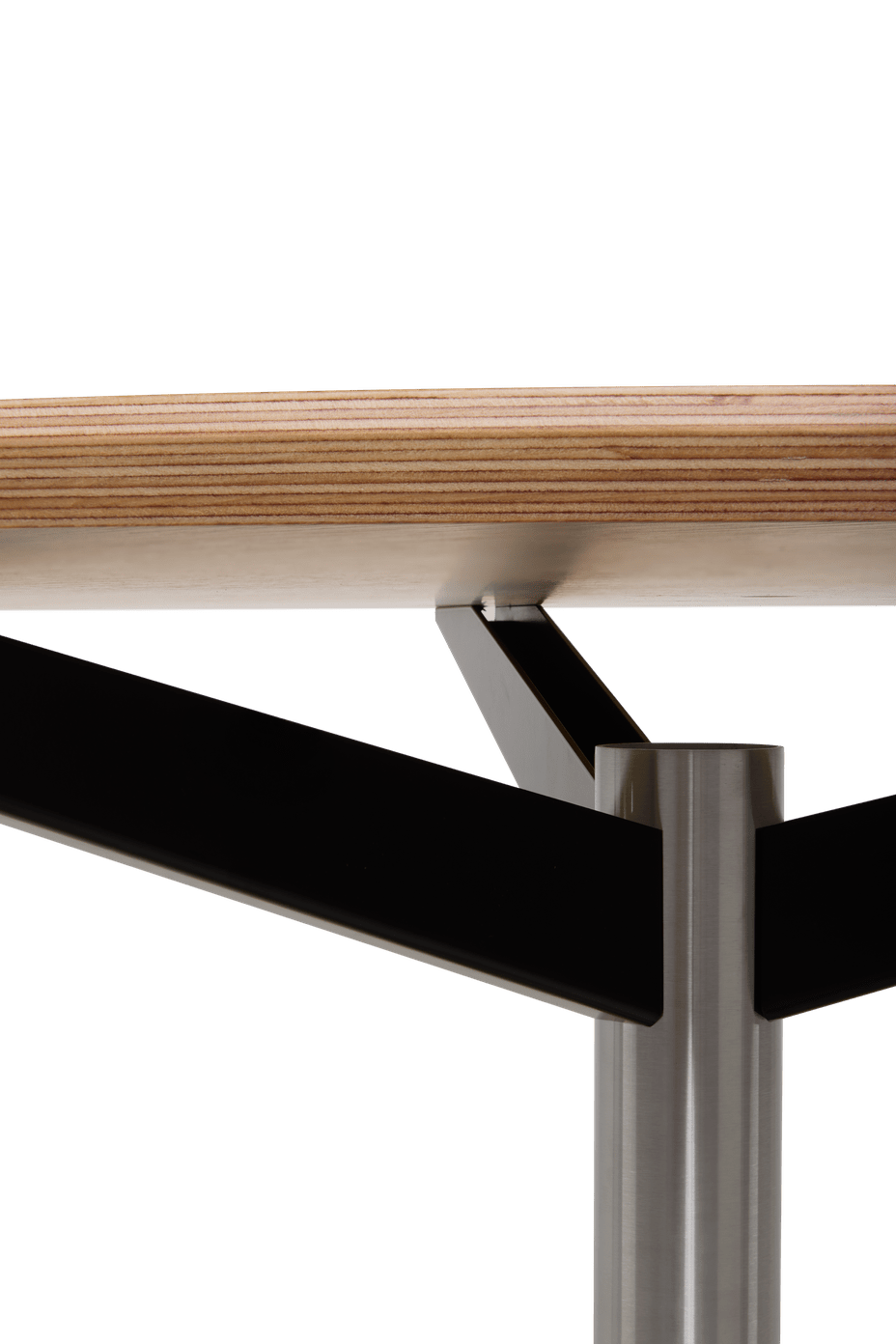 TE 06 tafel RVS Martin Visser - Ø 130 cm.