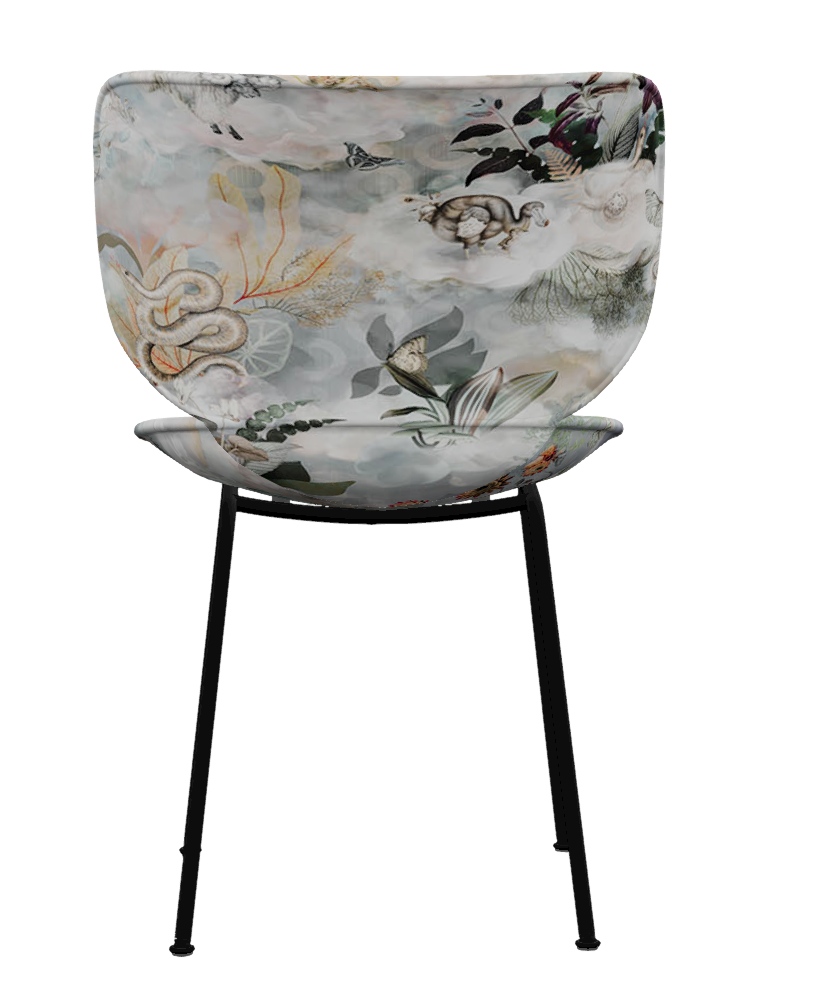 Moooi Hana Chair Upholstered - Memento Medley Dawn