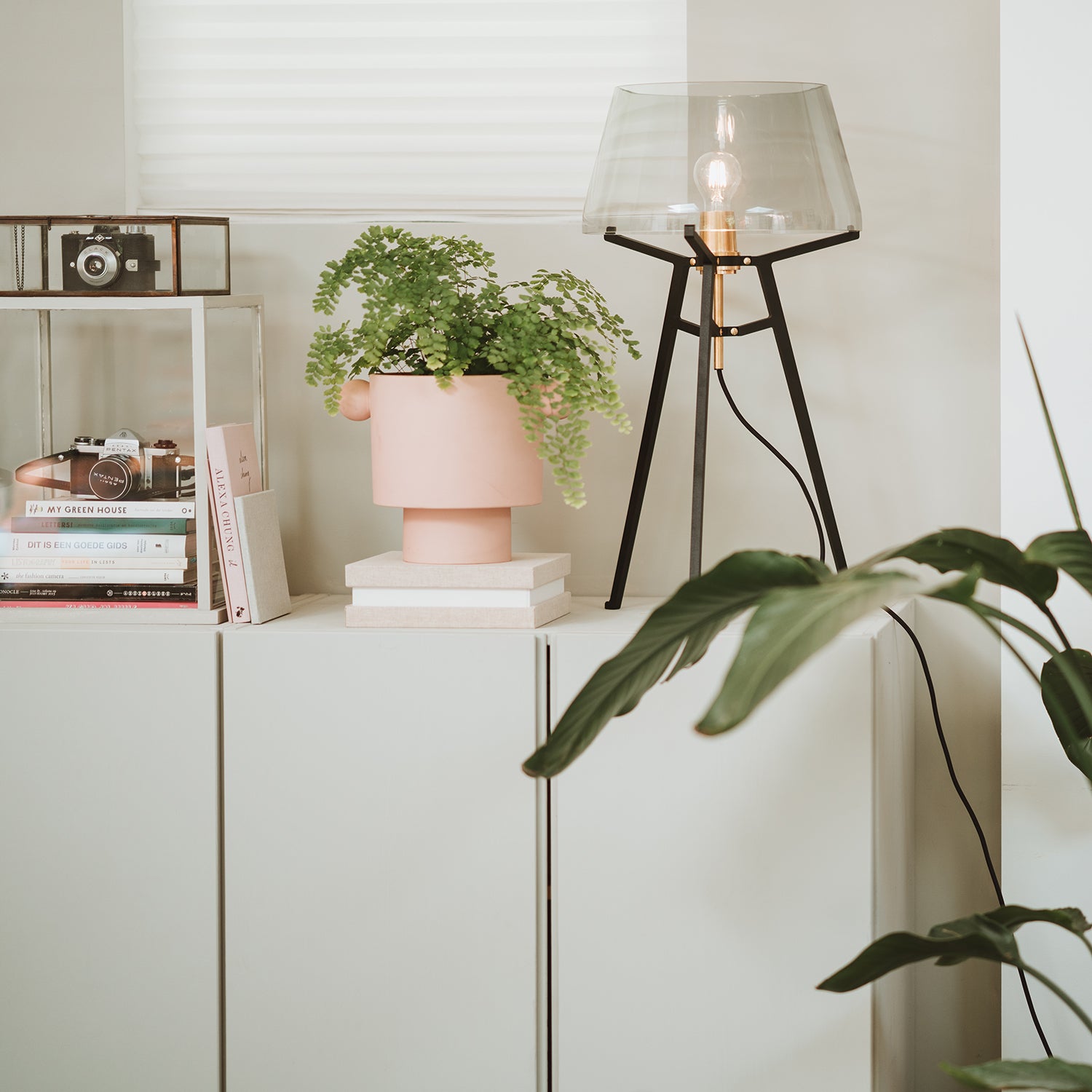 Ella tafellamp transparant