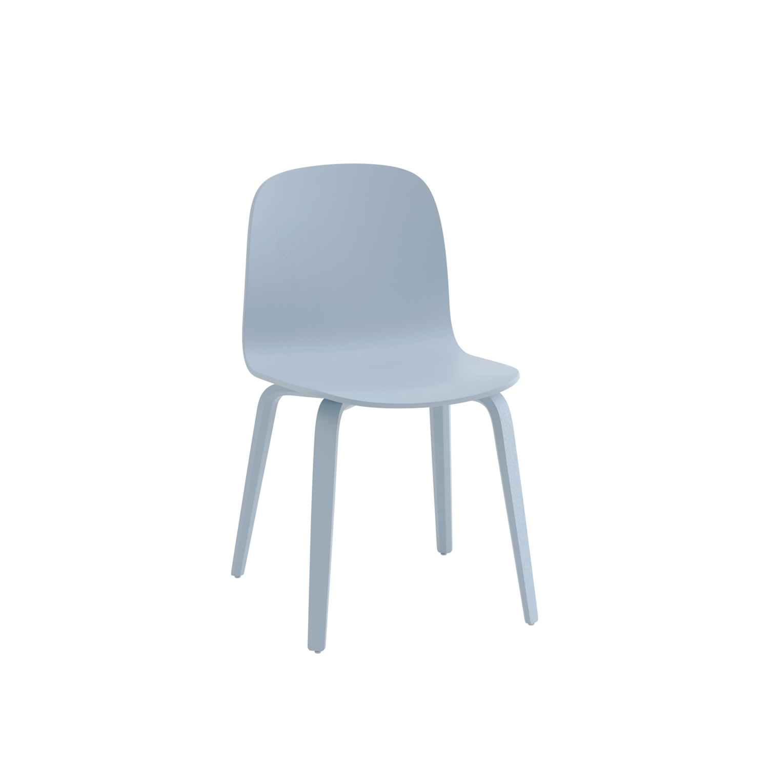 stoel  Visu - wood base