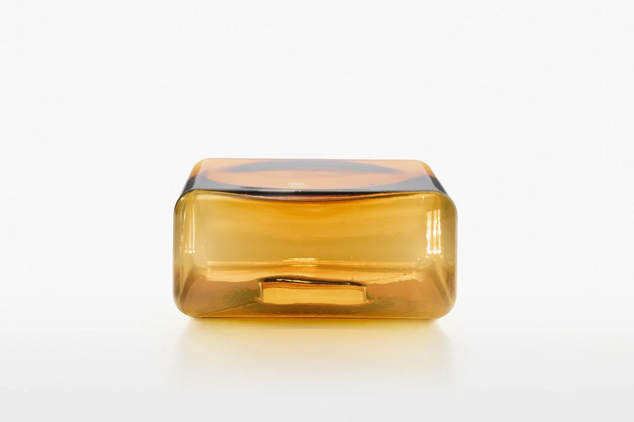 Acerbis Lokum Bijzettafel - L55 x D55 x H25 cm. / Amber