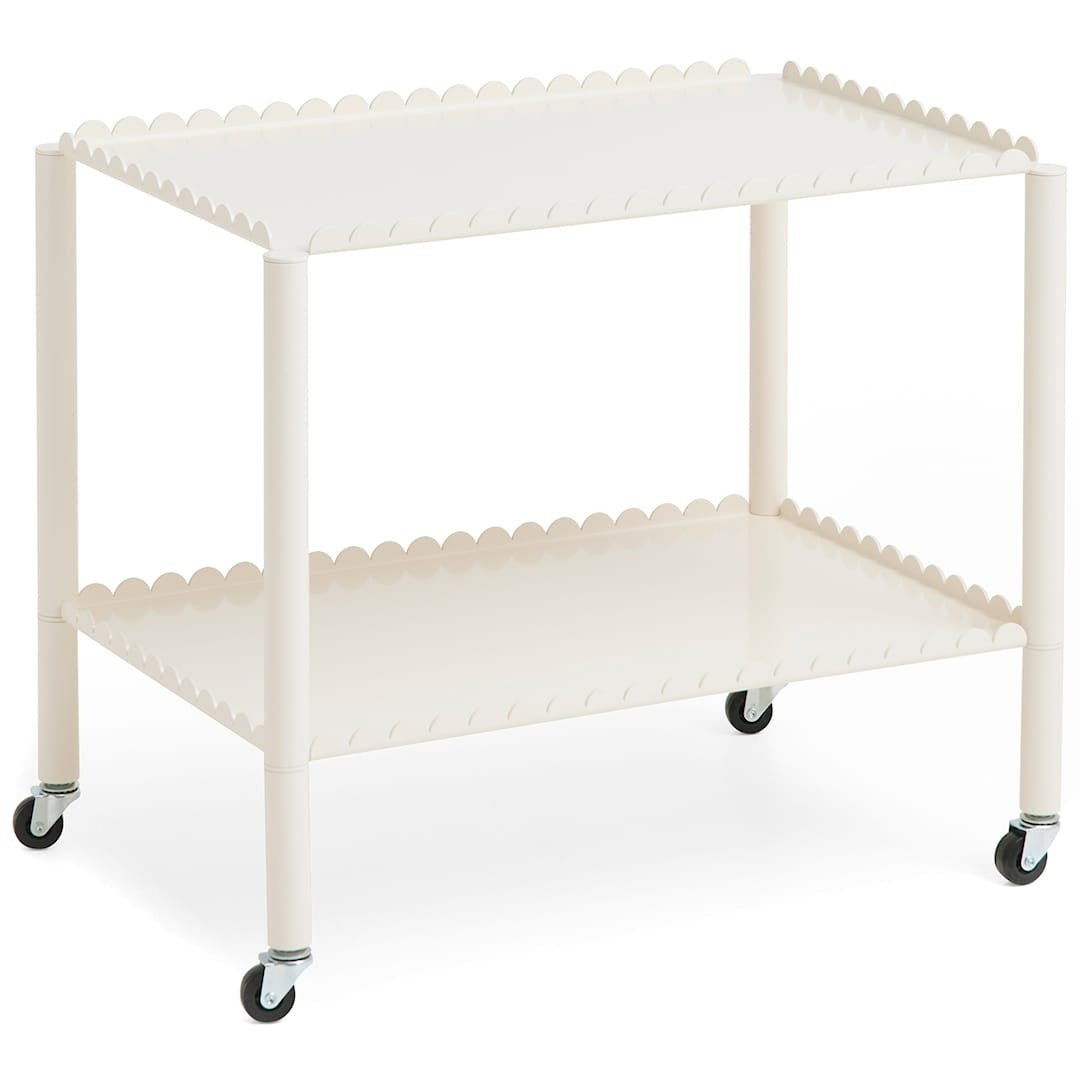 Hay Design trolley Arcs - eierschaal wit - laag