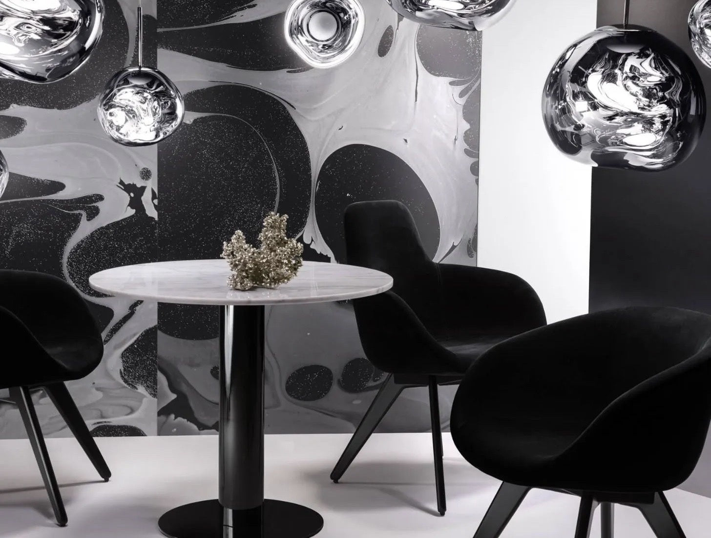 Tom Dixon Scoop chair - black velvet - black velvet