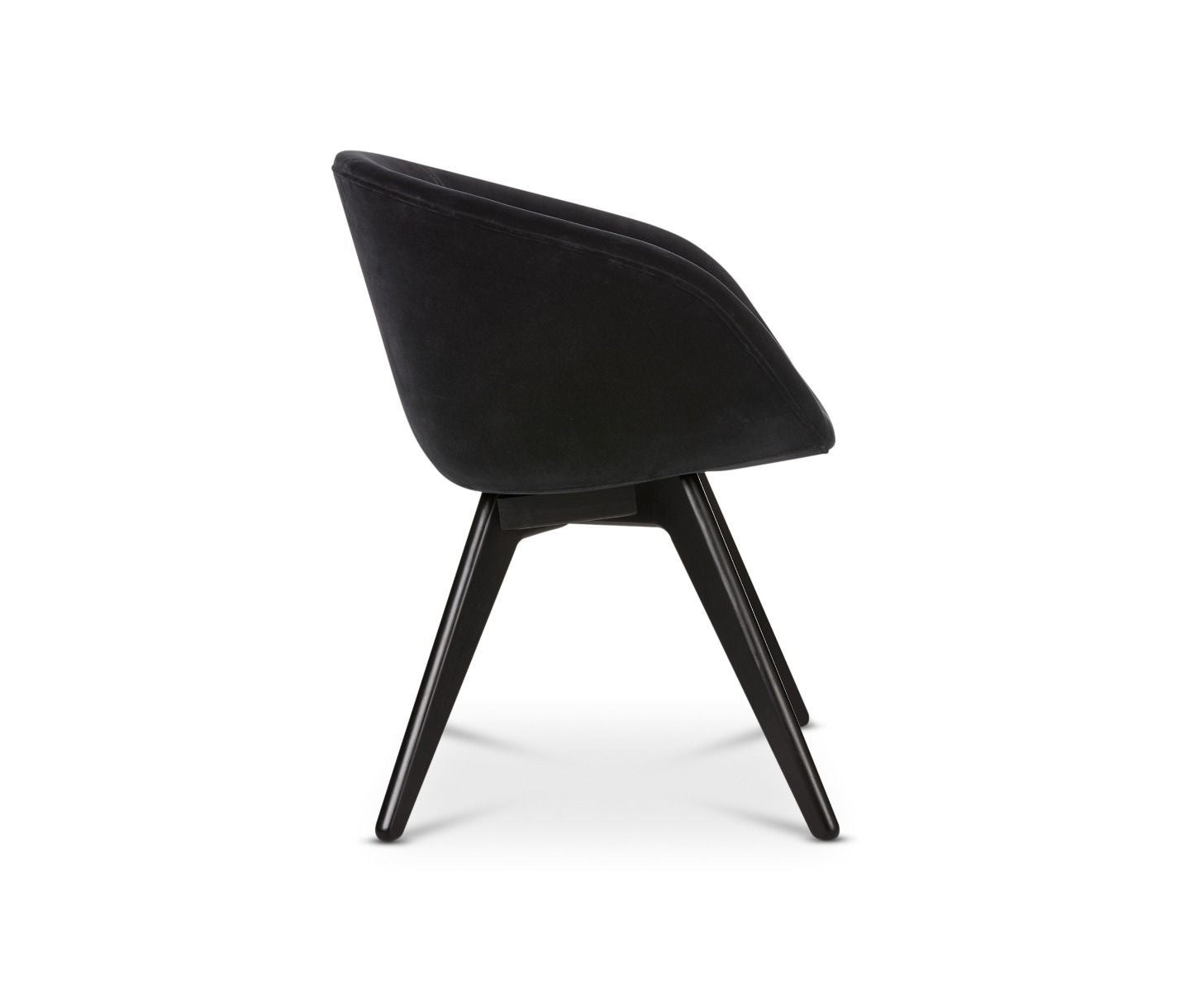 Tom Dixon Scoop chair - black velvet - black velvet