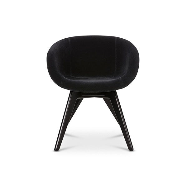 Tom Dixon Scoop chair - black velvet - black velvet