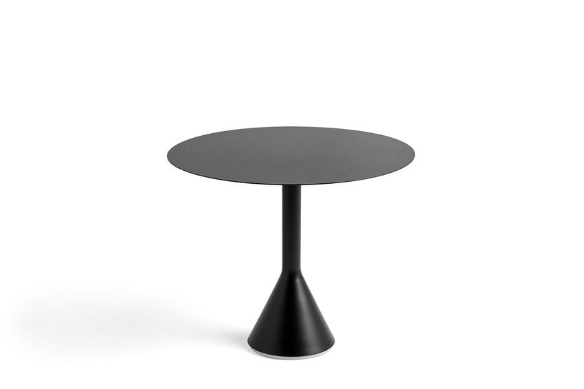 Hay Design tuintafel Palissade Cone - rond - anthracite Ø 90 cm.