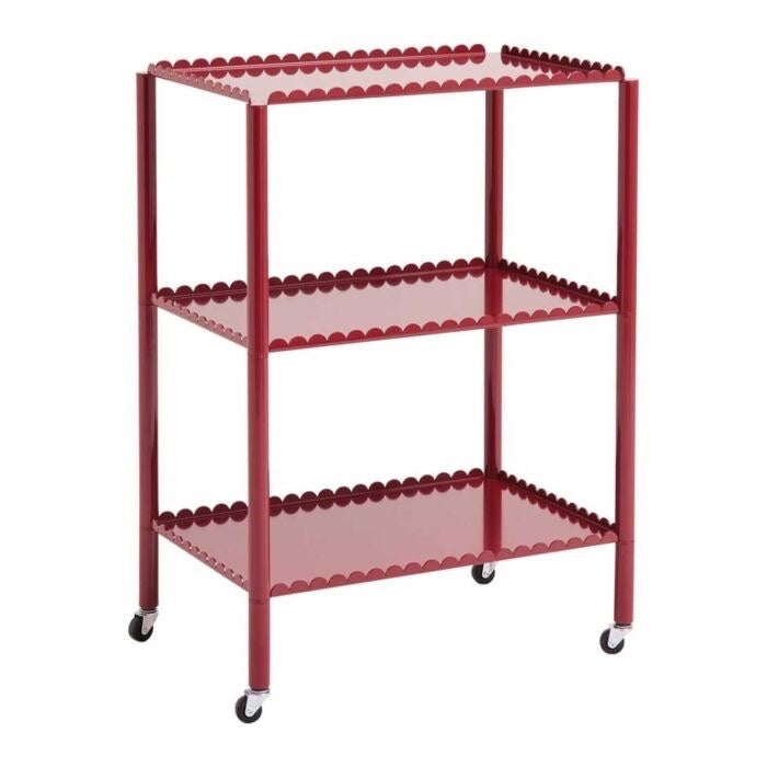 Hay Design trolley Arcs - kastanjebruin rood - hoog