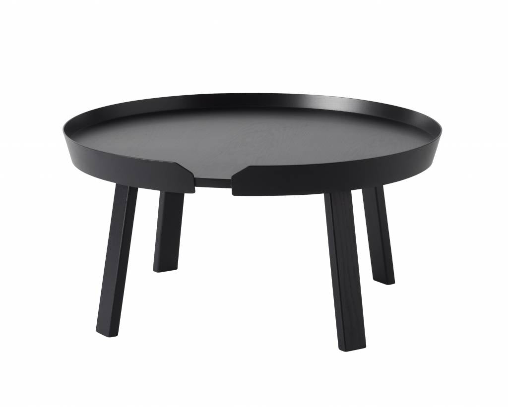 Muuto salontafel Around - L - zwart