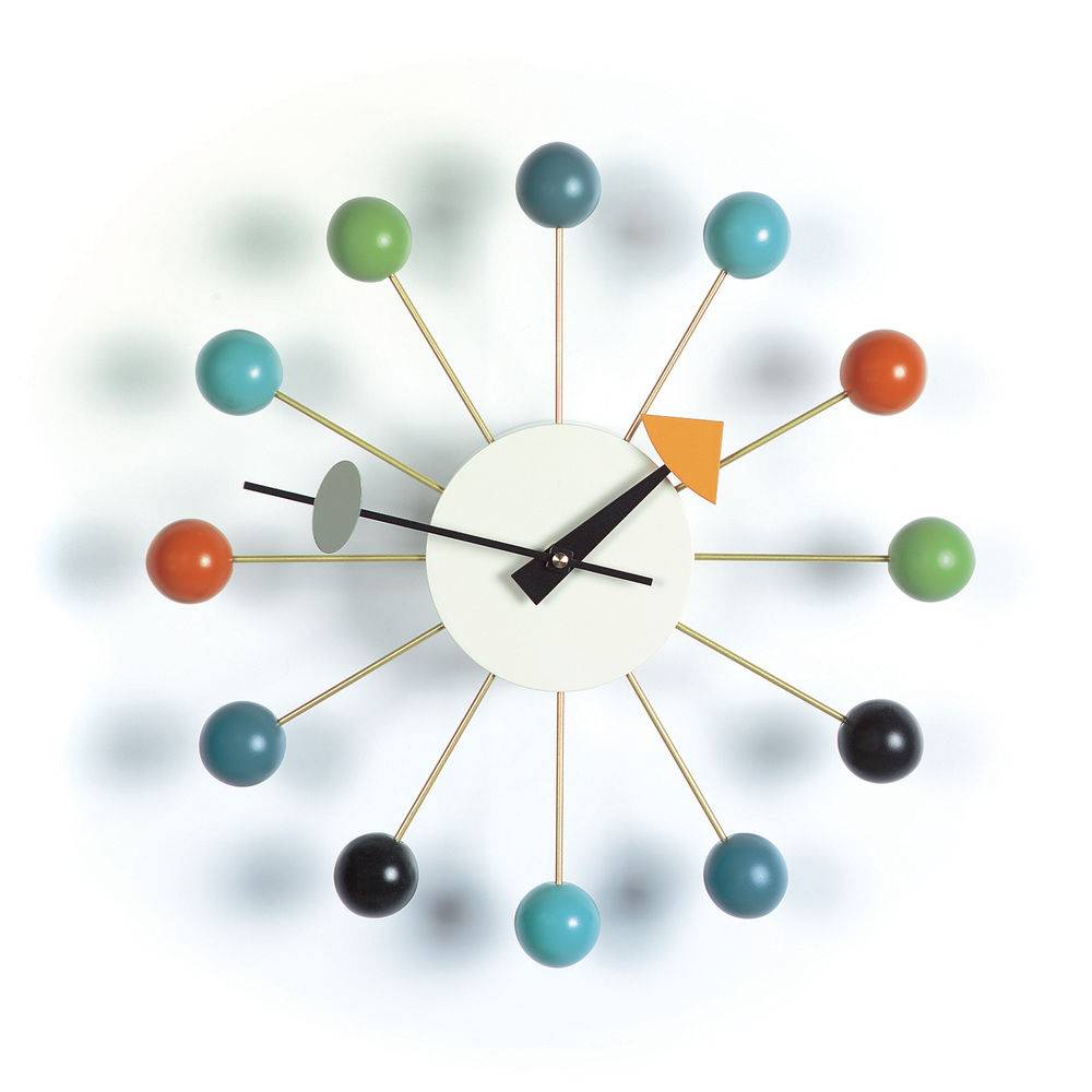 vitra Ball Clock - multicolor