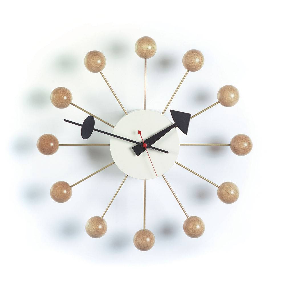 vitra Ball Clock - naturel