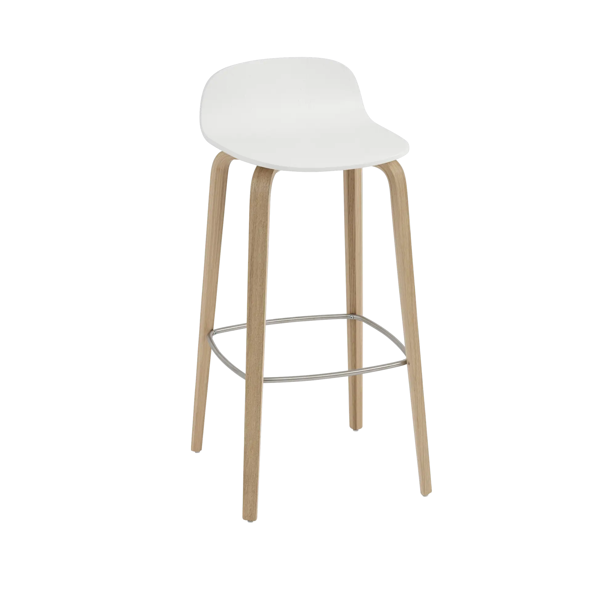 Muuto barstoel Visu - 75 cm / White Oak