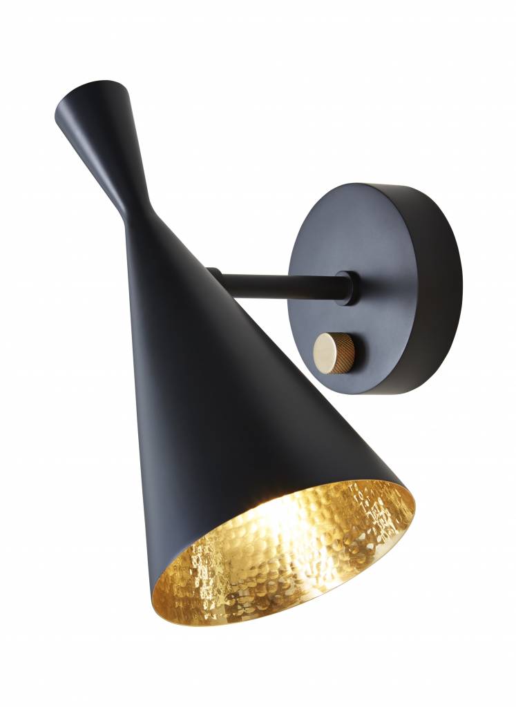 Tom Dixon wandlamp Beat - zwart