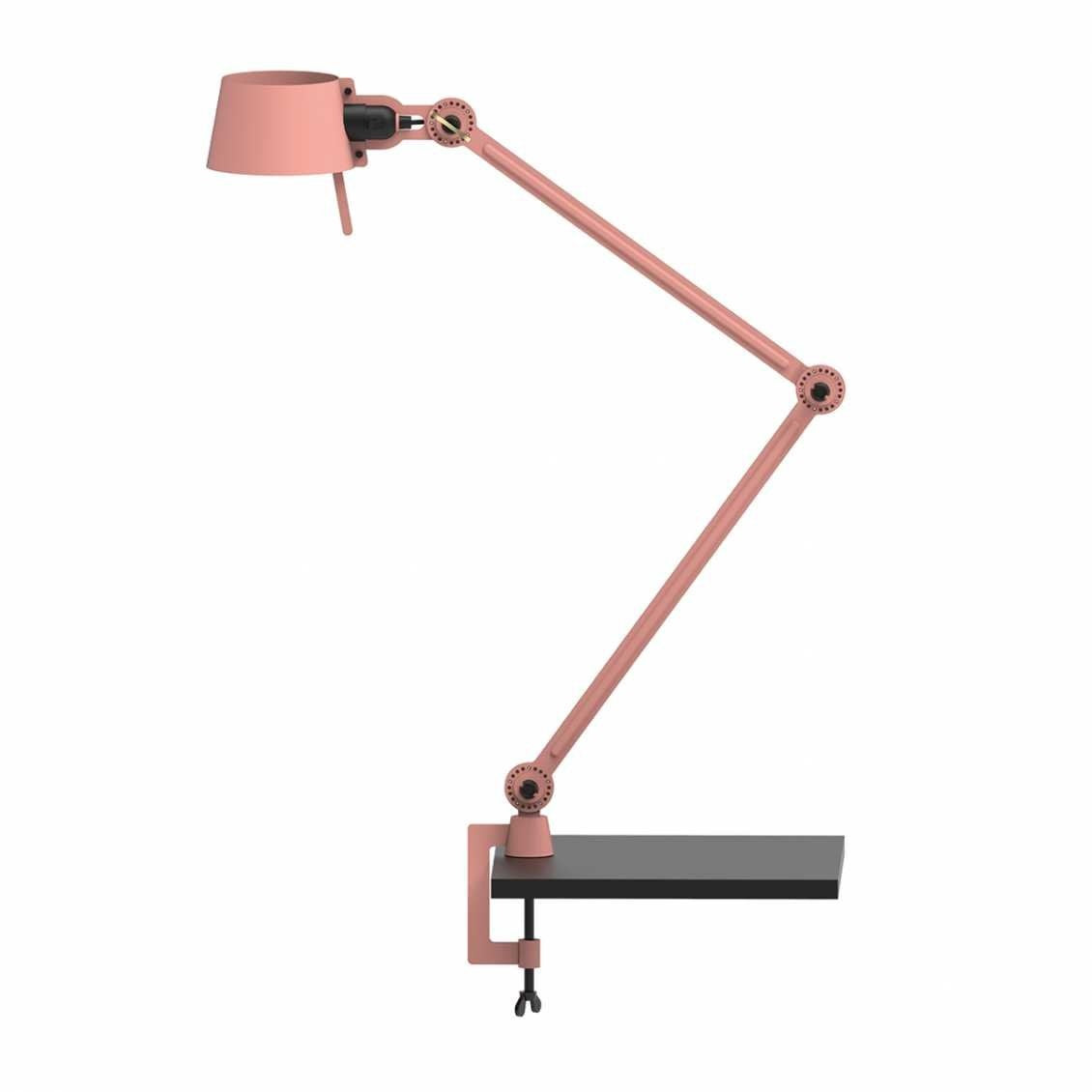 Tonone Bolt bureaulamp twee armen met klem - daybreak rose