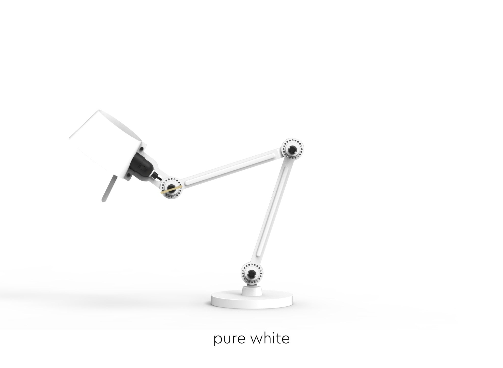 Tonone Bolt bureaulamp small twee armen op voet - pure white