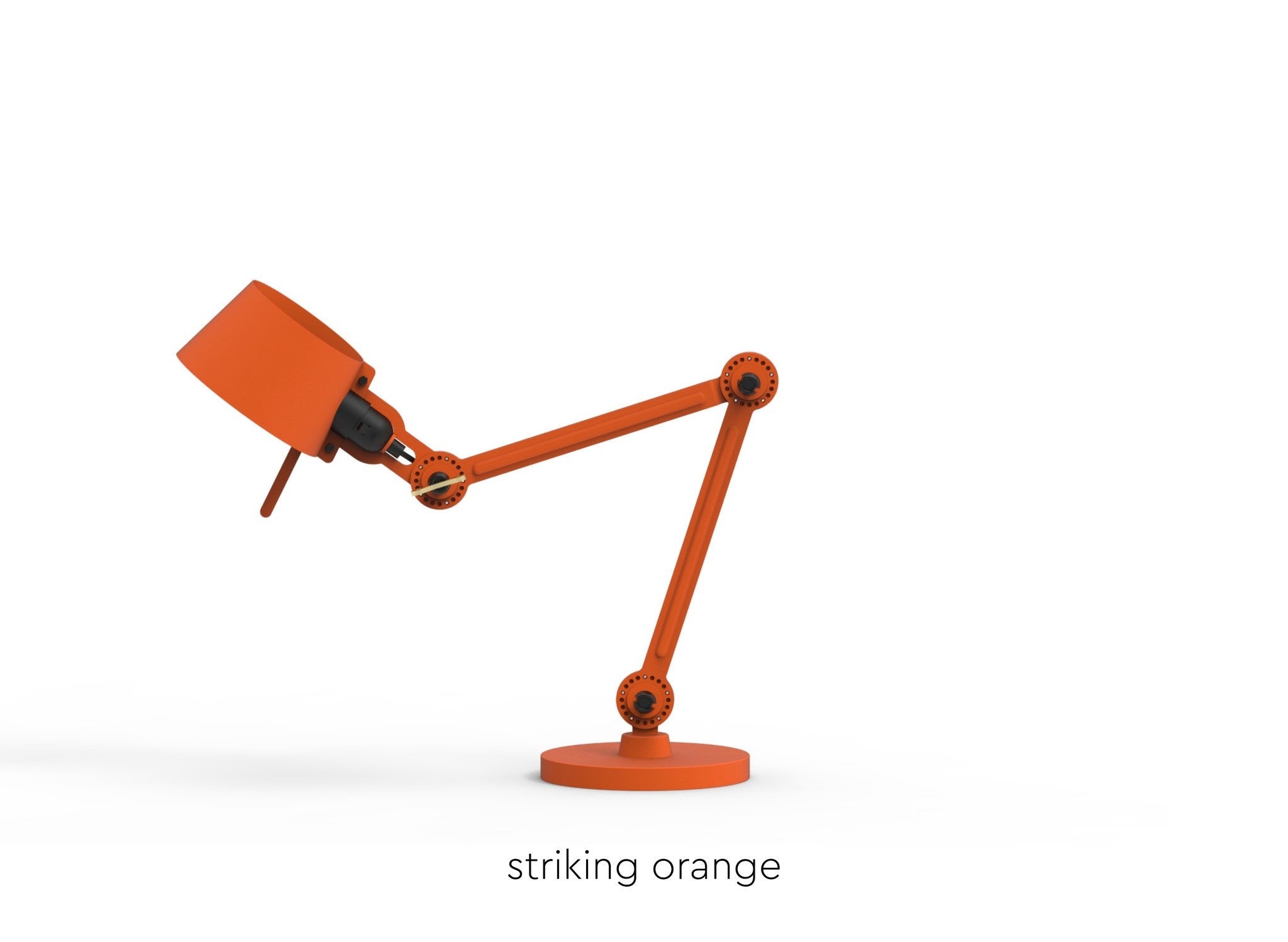 Tonone Bolt bureaulamp small twee armen op voet - striking orange