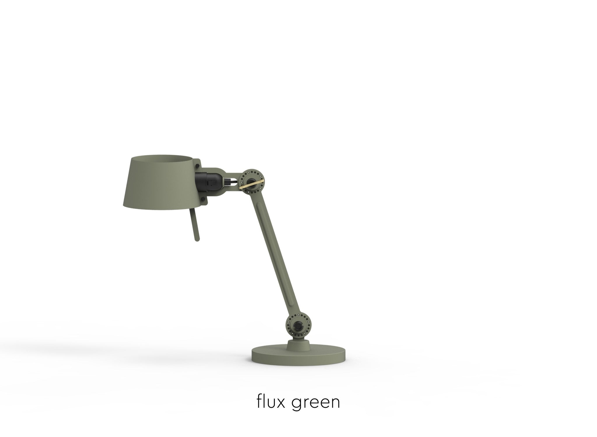 Tonone Bolt bureaulamp small één arm op voet - flux green