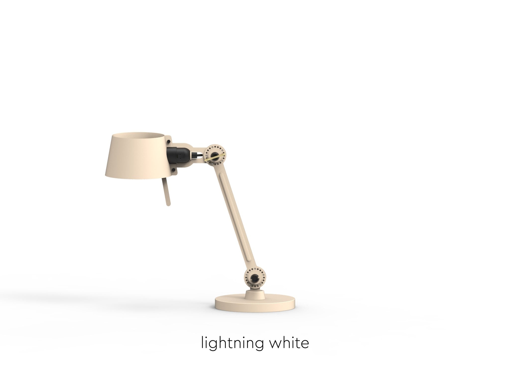 Tonone Bolt bureaulamp small één arm op voet - lightning white