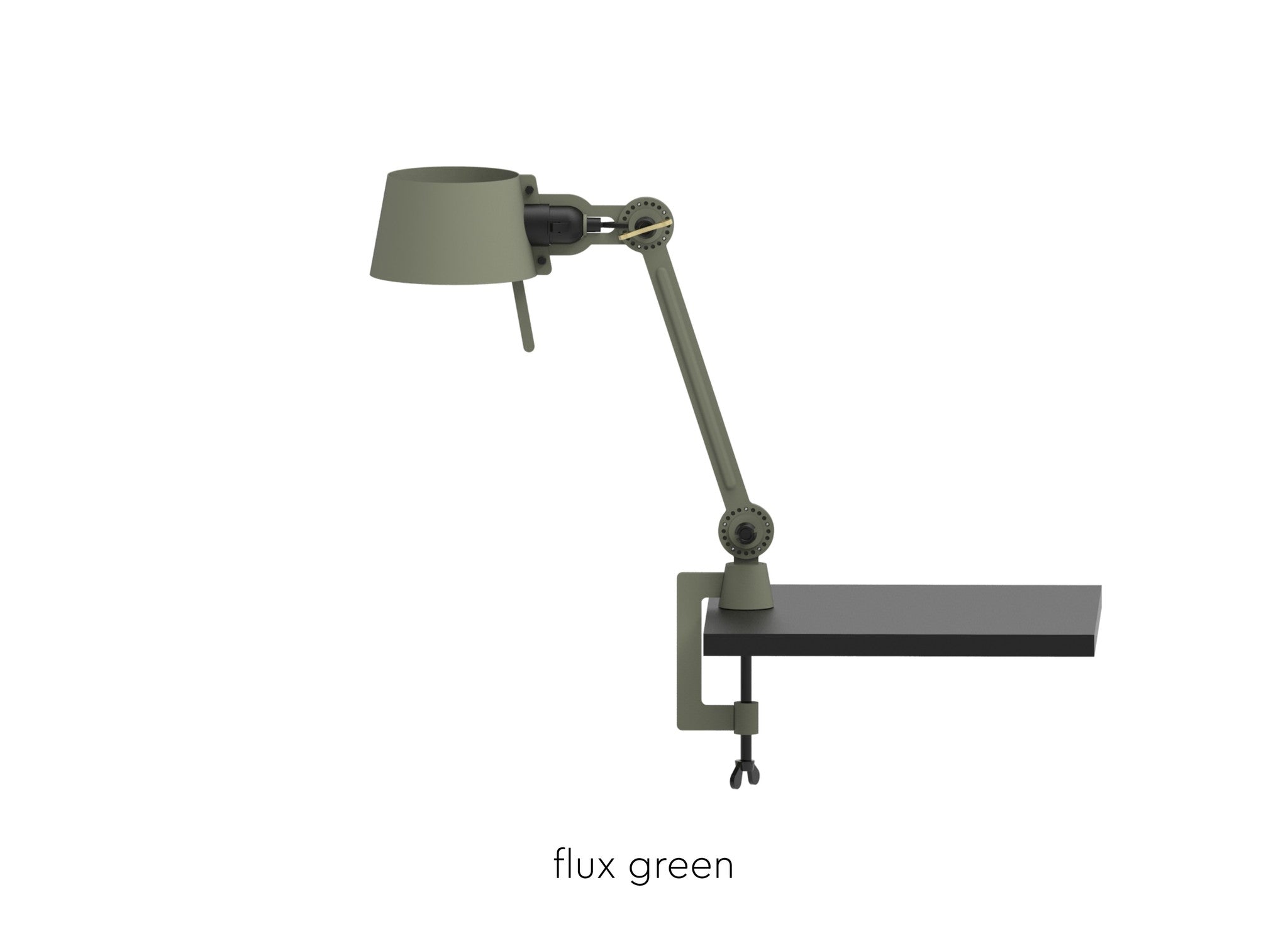 Tonone Bolt bureaulamp small één arm met klem - flux green