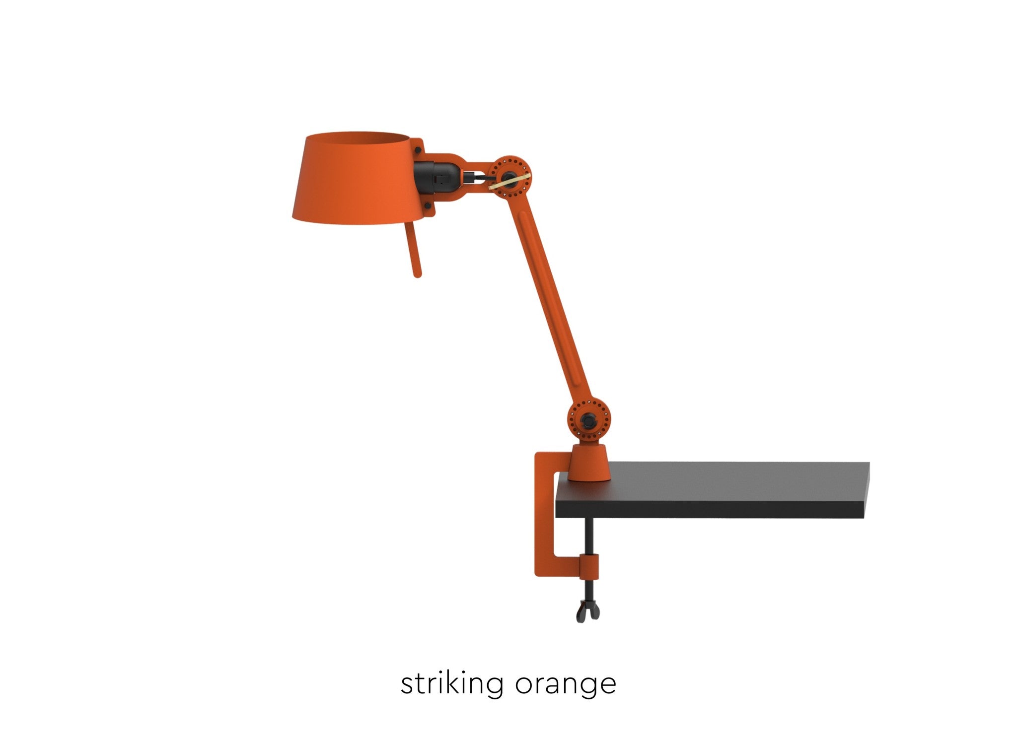 Tonone Bolt bureaulamp small één arm met klem - striking orange