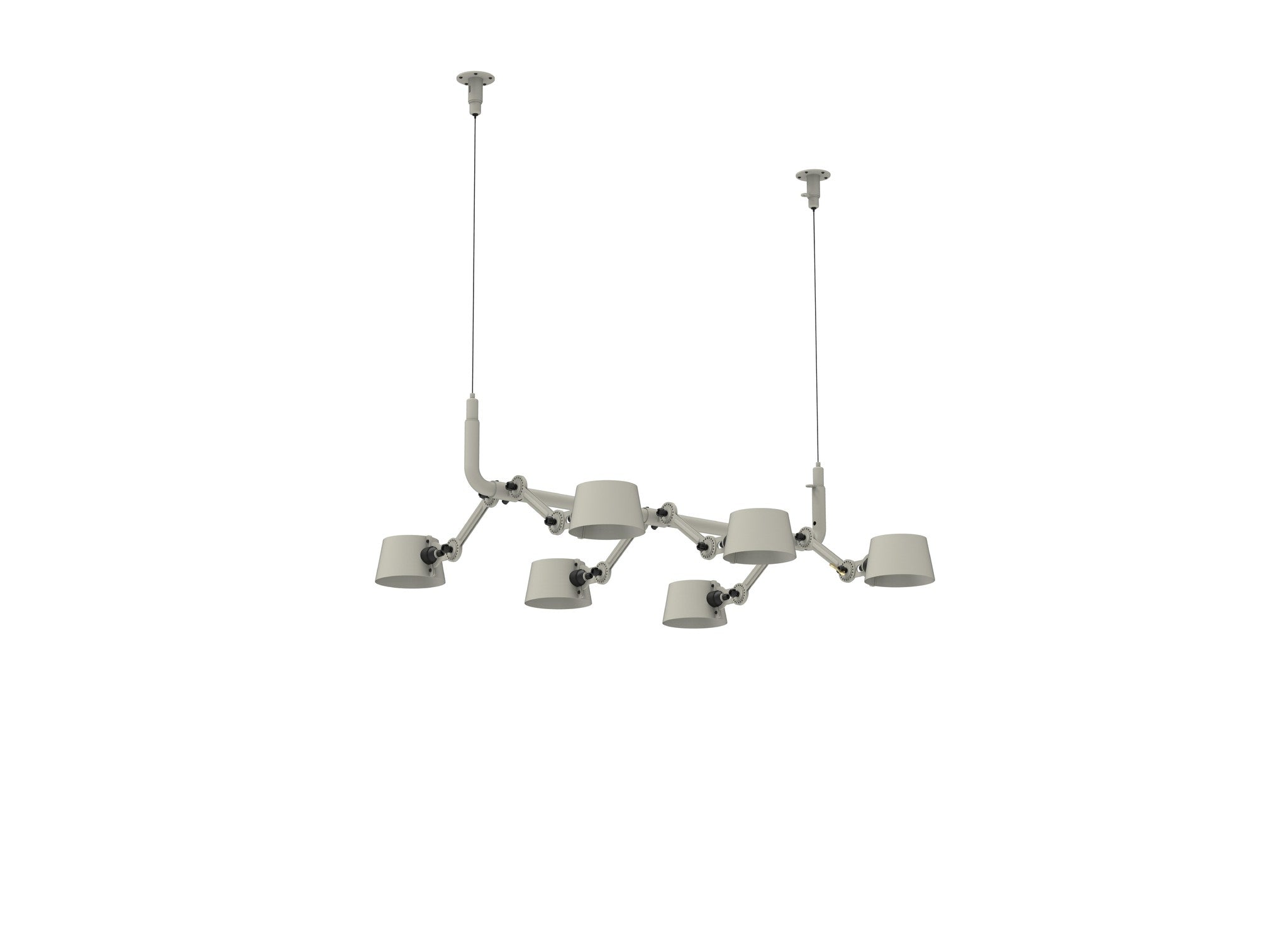 Tonone Bolt 6 arms hanglamp - ash grey