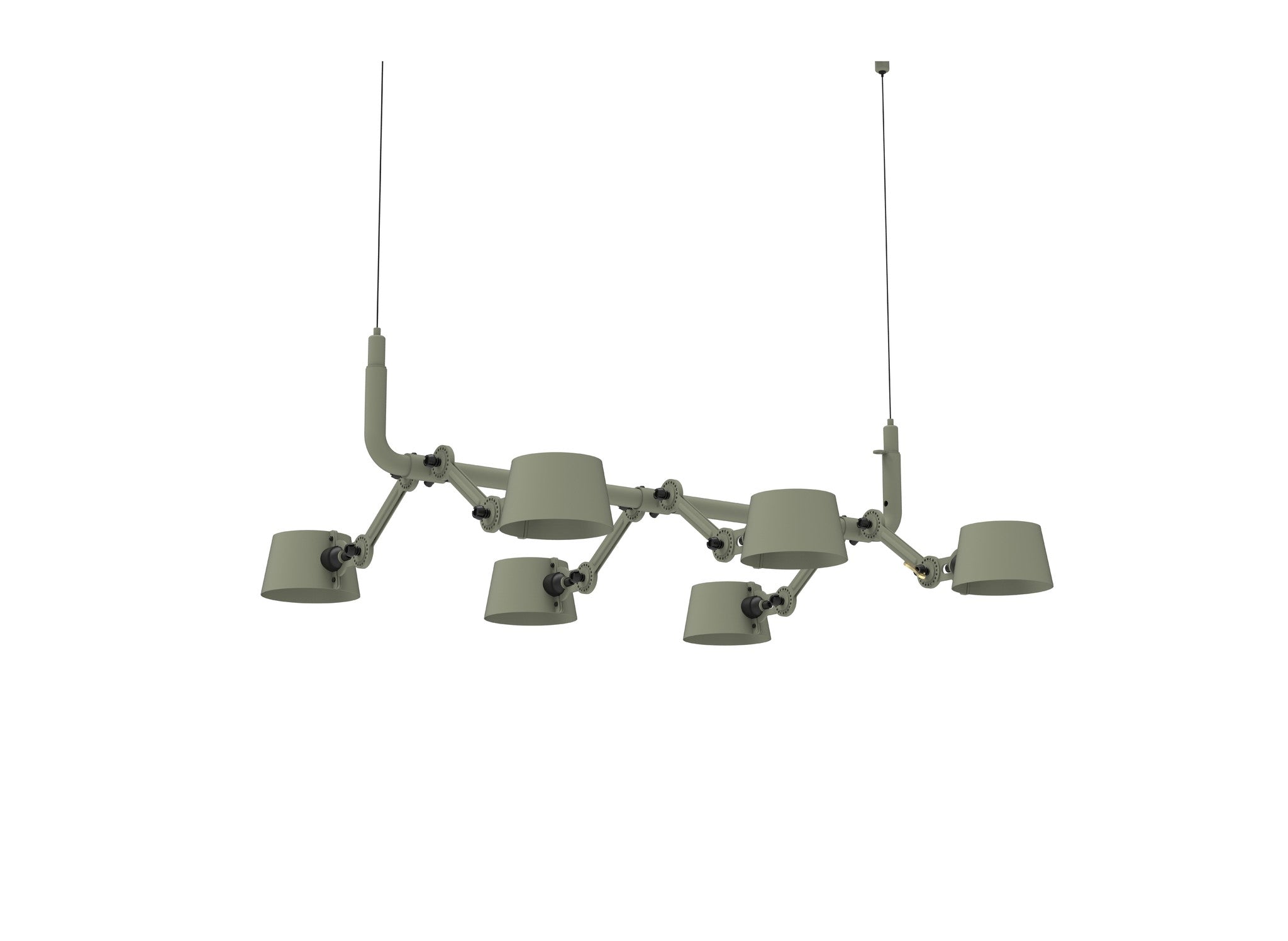 Tonone Bolt 6 arms hanglamp - flux green