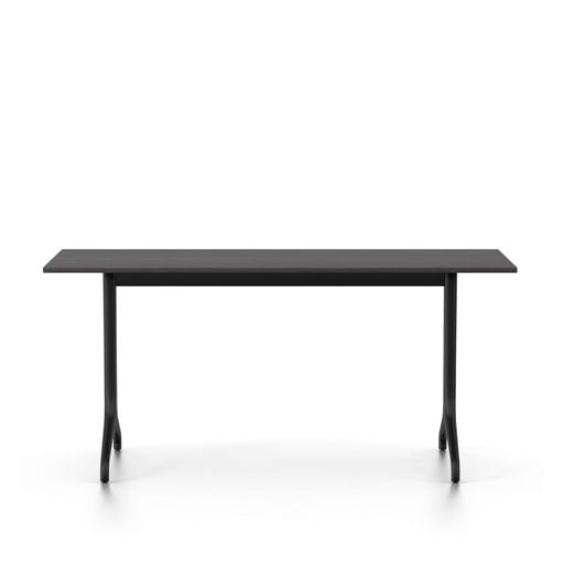 vitra tafel Belleville 75 x 160 cm. - volkern zwart*