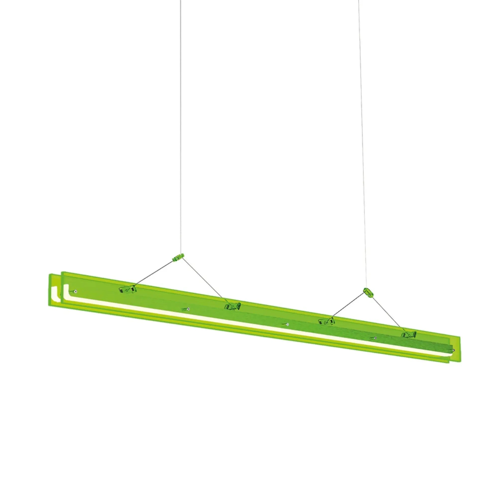 Tonone Bridge hanglamp - 110 cm. + 150 cm. - toxic green 110 cm.