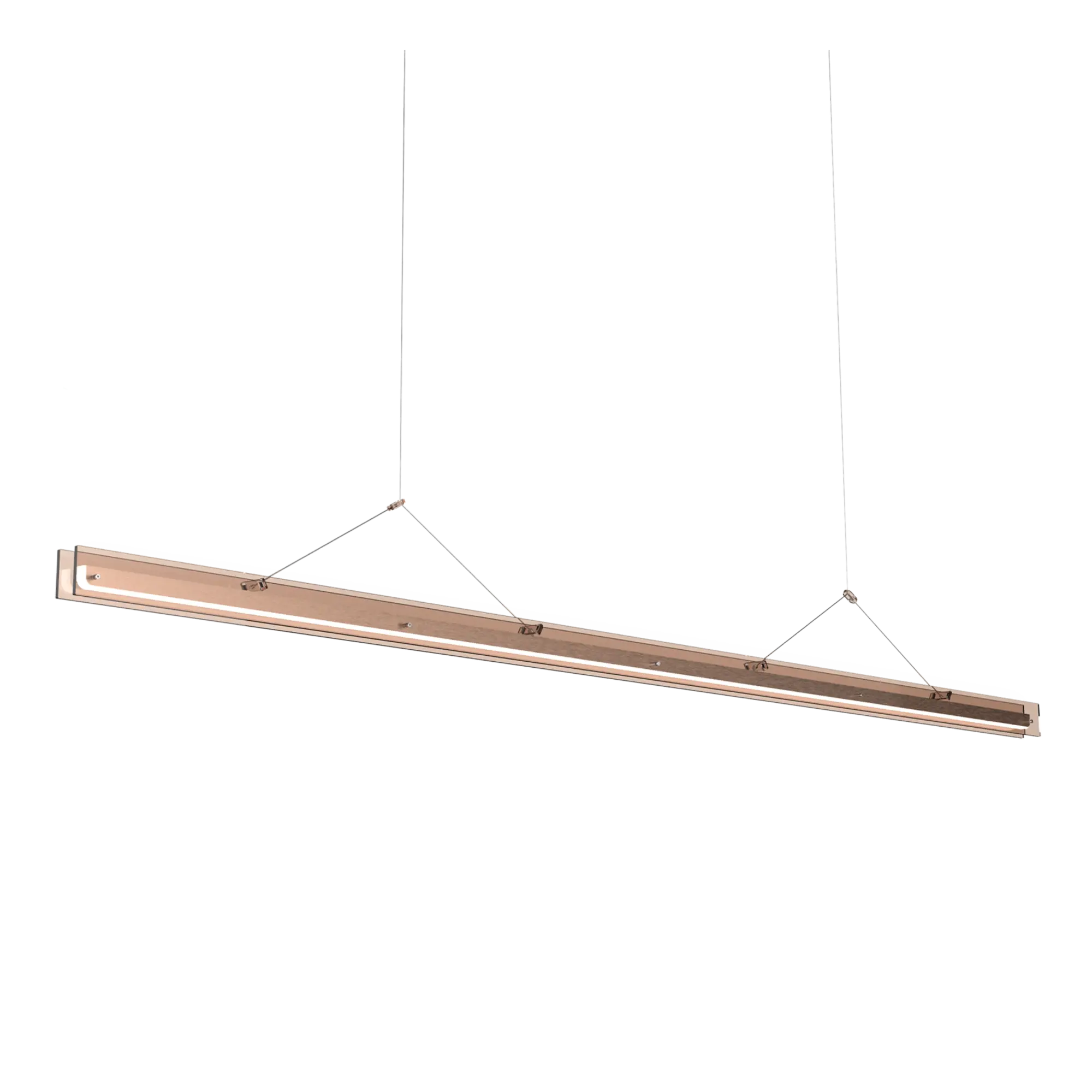 Tonone Bridge hanglamp - 180 cm. + 220 cm. - cocoa brown 180 cm.