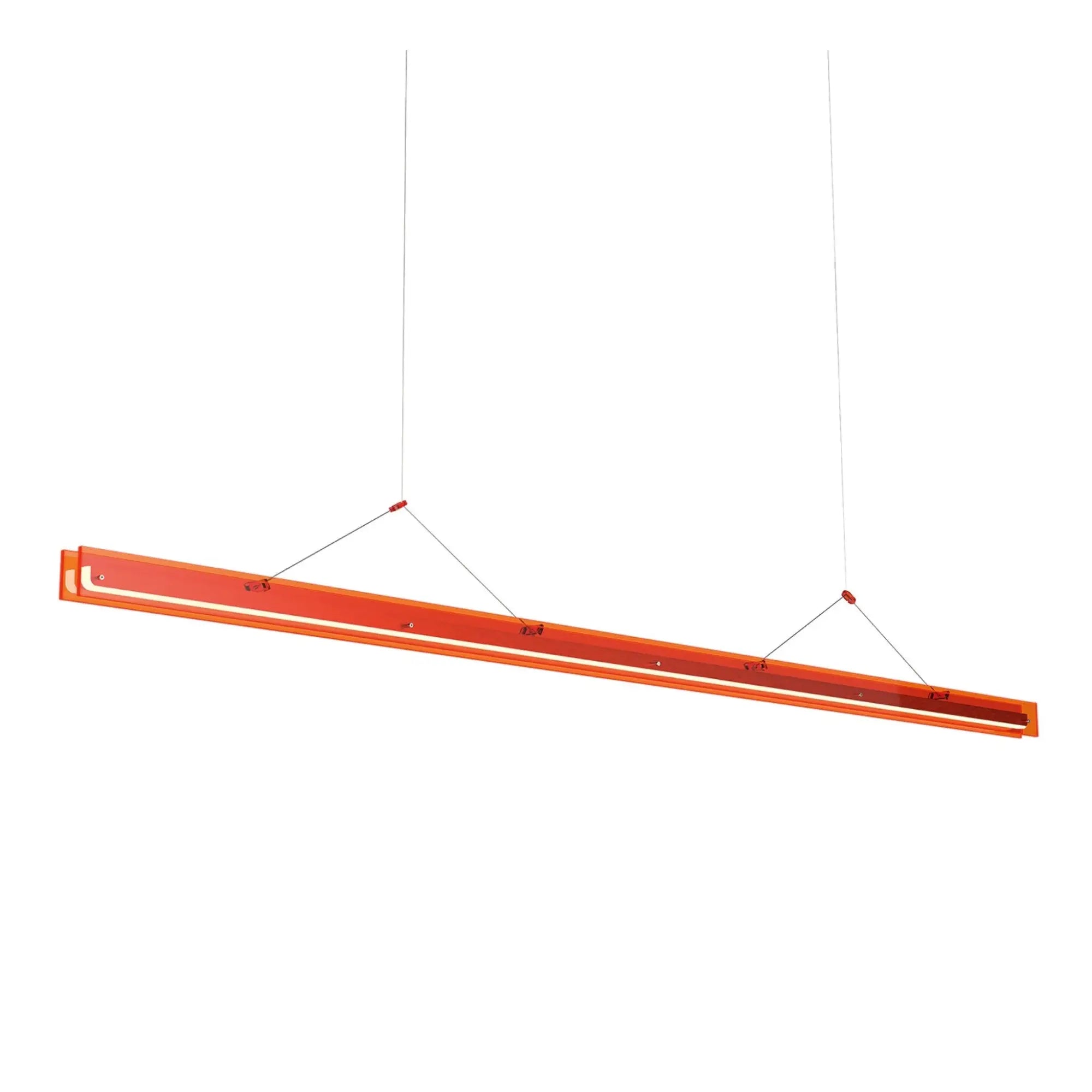 Tonone Bridge hanglamp - 180 cm. + 220 cm. - lava orange 180 cm.